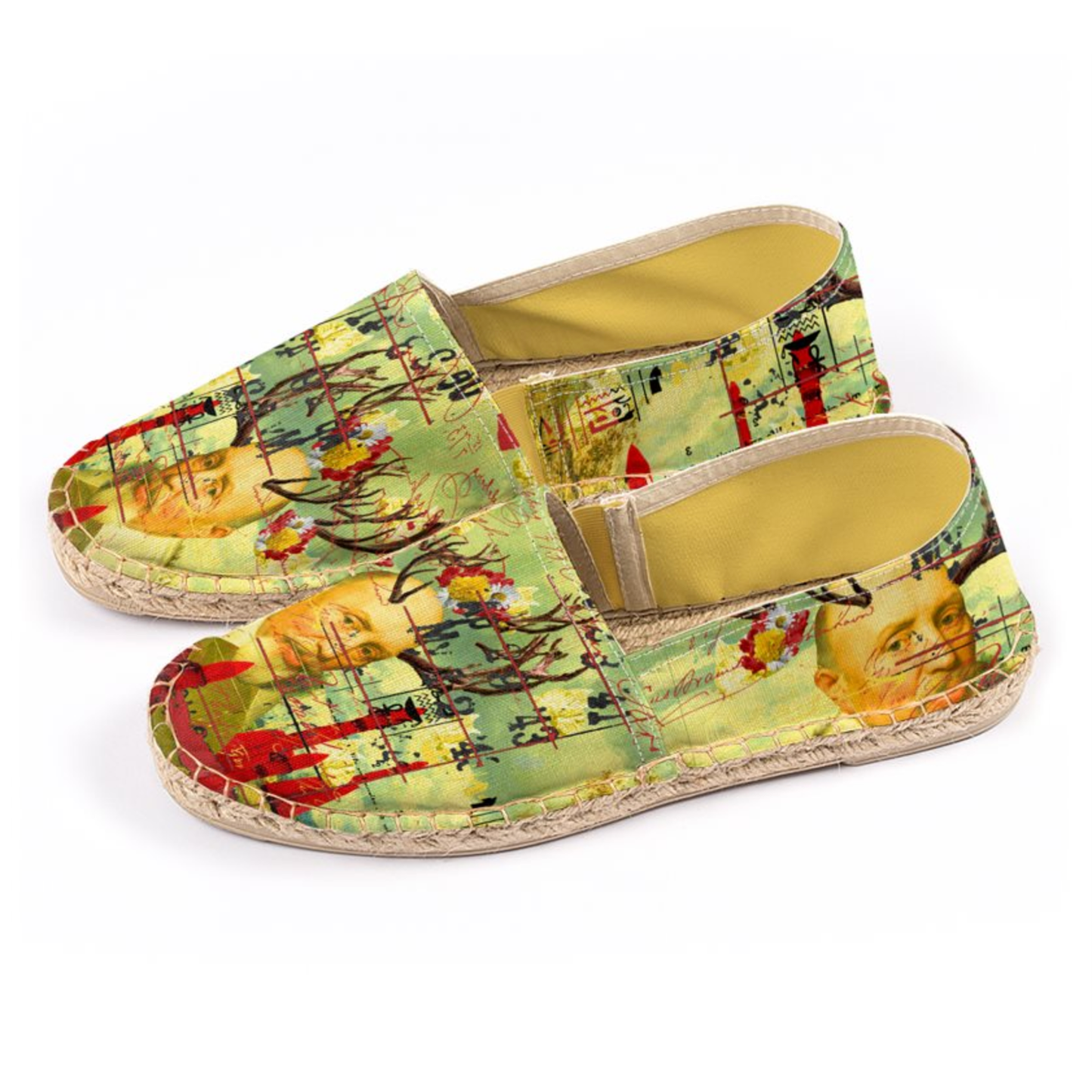 THE CATS' ROCKETS' GUARD Unisex All Over Print Espadrilles